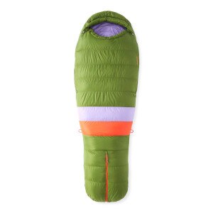 Marmot Angel Fire Sleeping Bag with Dual Zipper Women's in Foliage and Paisley Purple